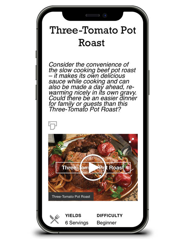 Enjoy the inspired meal you have created.